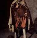 Гирондист (шарманщик) с собакой. 1624-1650 - 186 x 120 смХолст, маслоБароккоФранцияБерг. Городской музей